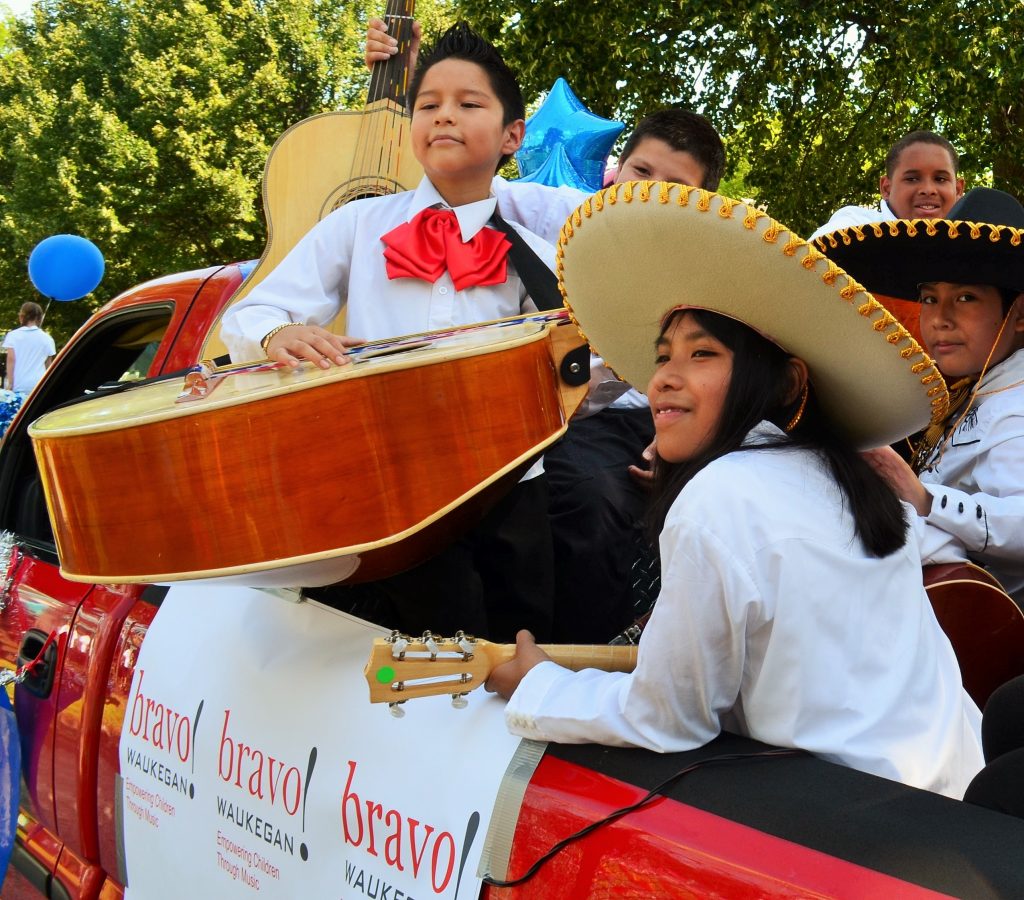 Bravo initiated the mariachi program in Waukegan schools in 2011. 